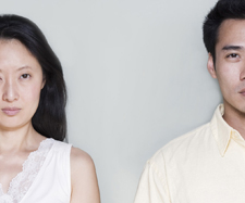 couple standing side by side